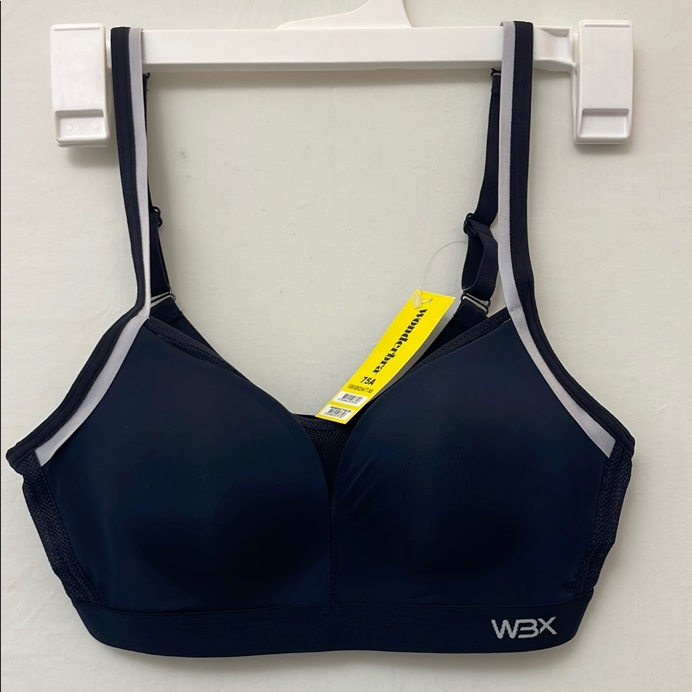 Wonderbra Blue Sports Bra (NWT)with Adjustable Straps 75A-34A US.  (E3)”✨